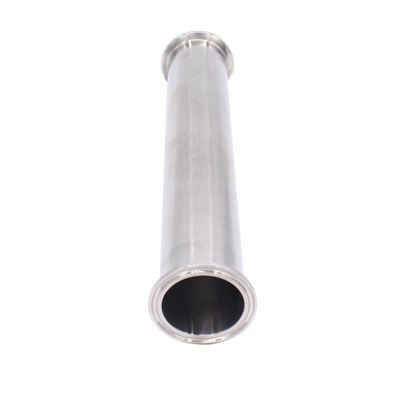 DERNORD Sanitary Spool Tube with Clamp Ends,Stainless Steel 304 Seamless Round Tubing With 2 inch Tri Clamp 64MM Ferrule Flange (Tube Length: 12 Inch / 305MM) - Image 2